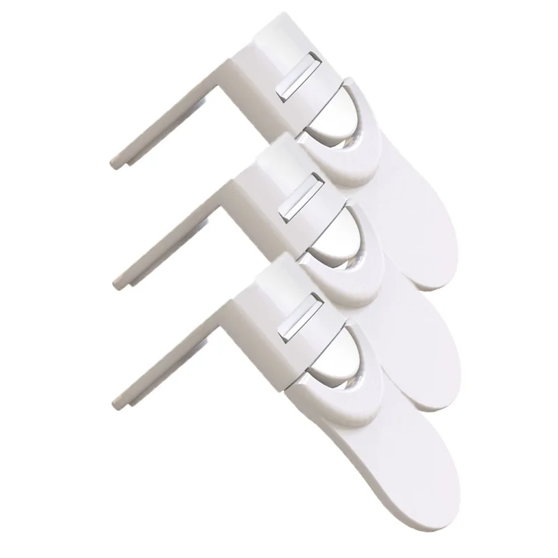

3/5Pcs Children Safety Drawer Lock Kids Anti-Pinching Hand Cabinet Drawer Locks Home Security Protection Plastic Locker Buckle