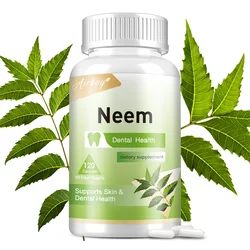 Neem Leaf Capsules - Supports Skin, Immune, & Liver Health, Detox, Antioxidant