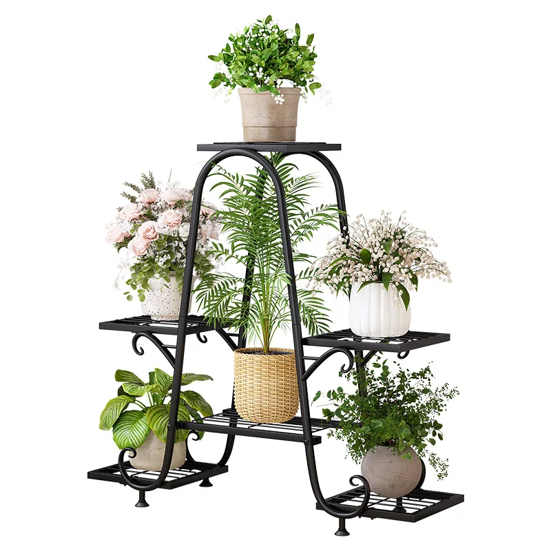 Nordic Minimalist Plant Stand Multi Tier Flower Pot Holder Indoor Outdoor Plant Display Rack for Living Room Balcony