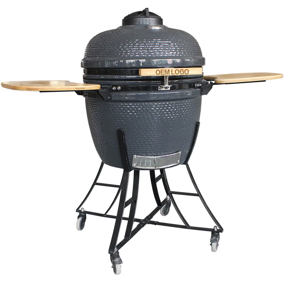 

AUPLEX Kanado Rotisserie, грили для кемпинга, уличная кухня, 24-дюймовый большой барбекю Kamado Joe