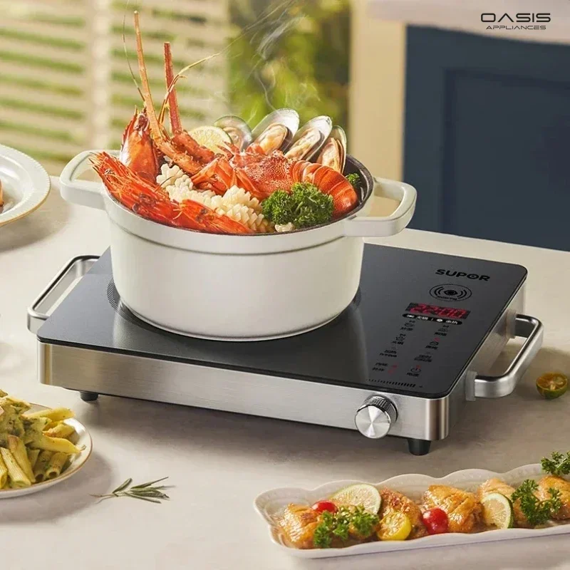 Electric Ceramic Hob: Household Frying. Multifunctional Induction Cooker All-in-One. High-Power. Small Boiler & Electric Hotpot.