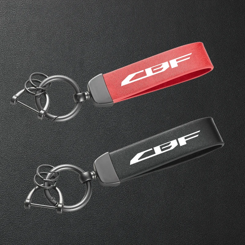 

For Honda CBF 125 150 250 500 600 S 1000 CBF500 CBF600 CBF1000 Accessories High-Grade Leather Motorcycle Keychain Holder Keyring