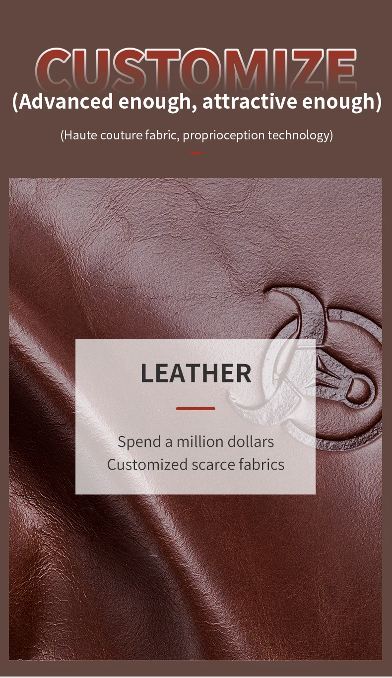 Bull captain Echt leder Herren Bifold Brieftasche mit Reiß verschluss sicher speichern Sie Ihr Bargeld und Karten RFID Blocking Karten halter – Detail 5