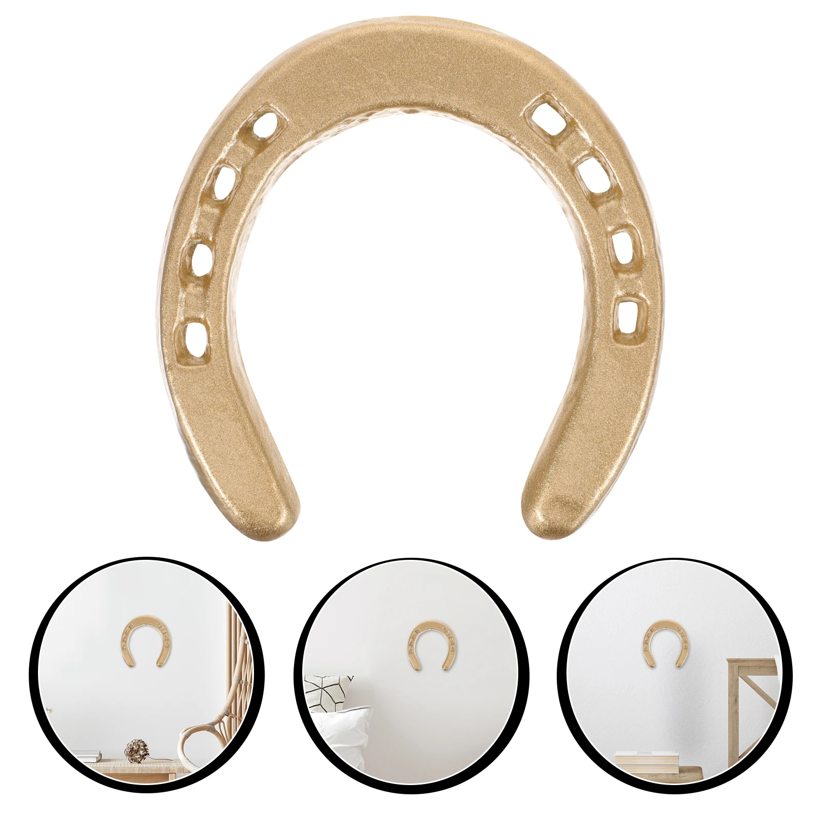 

Horseshoe Wall Hang Small Cast Iron Decor Hanging Decoration Horseshoes Decorations Decorative Lucky