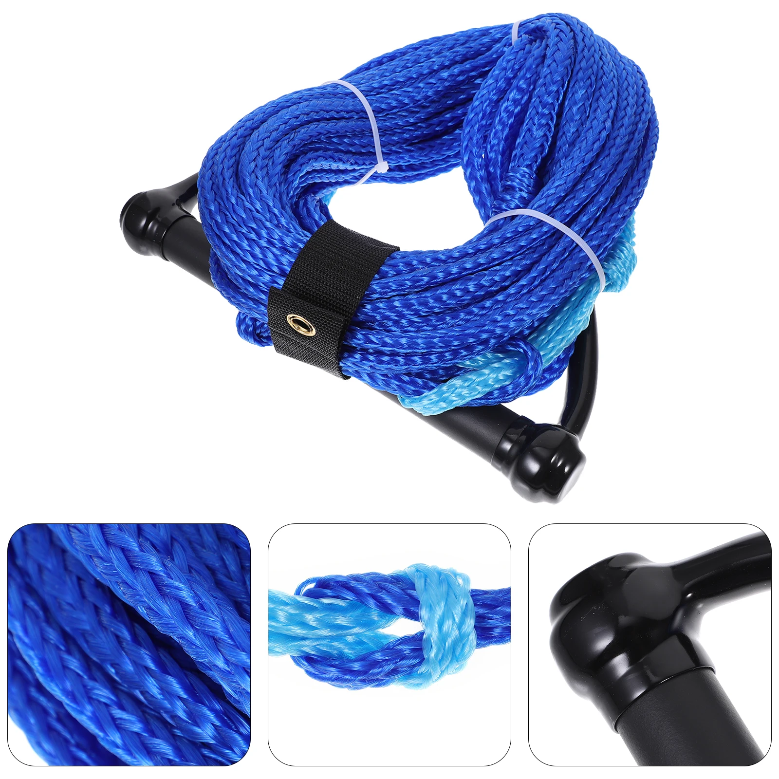 

Water Ski 1-Section Wakeboard Rope For Boating Slip-Resistant Handle Nylon Braided Lightweight Bright Color Easy Handling