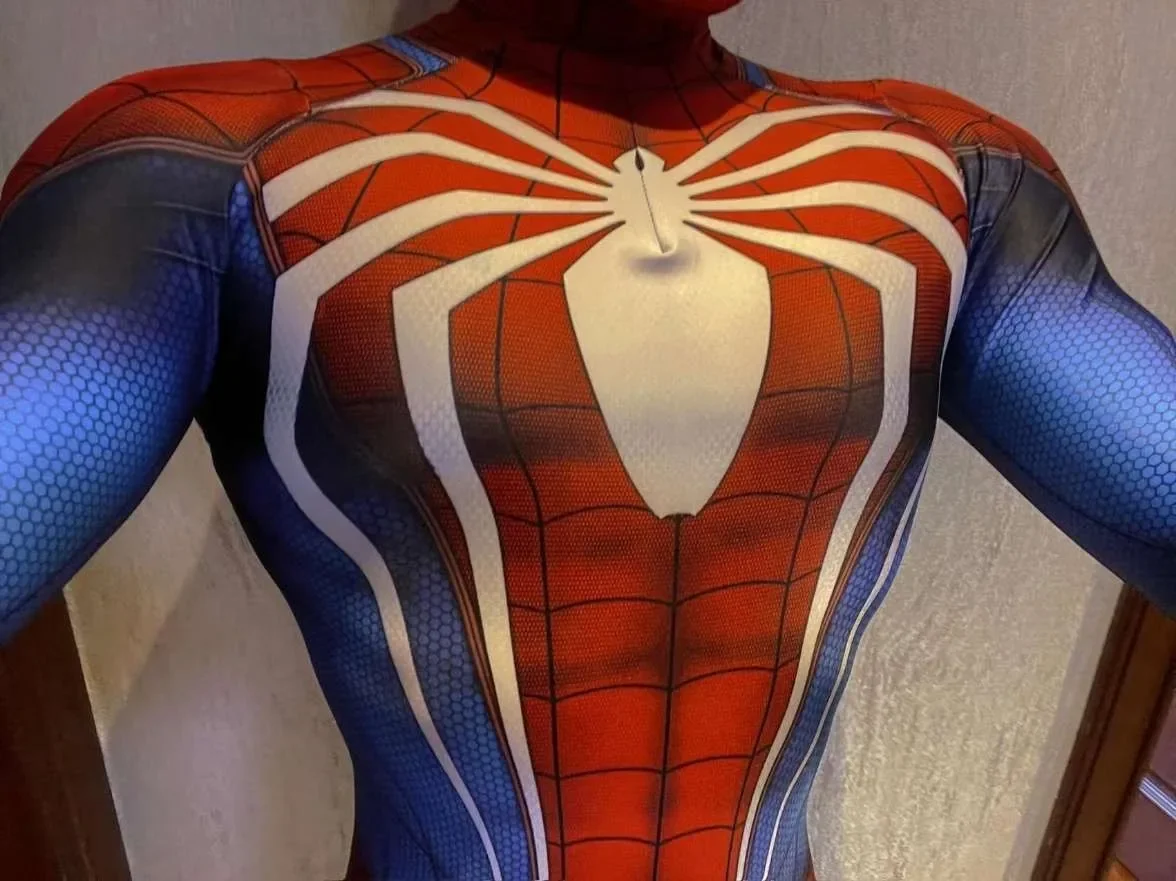 Disfraz de superhéroe Insomniac para niños y adultos, traje de cuerpo completo Zentai de Spider PS4 para Halloween