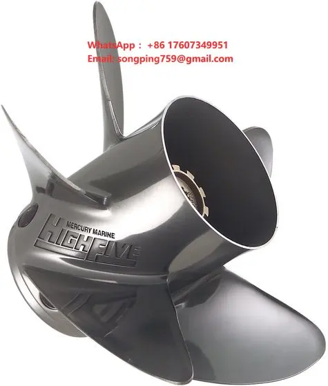 Mercry Five Blades HighFive Propeller in Rough Water
