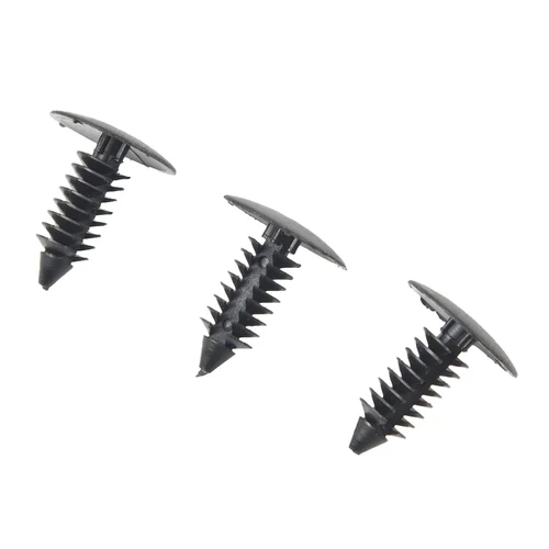 Imagen 2 del producto Sujetadores automáticos para coche, Clips de nailon con agujero de 8mm, guardabarros, retenedor de escudo de parachoques, remache de plástico, 50 Uds./lote