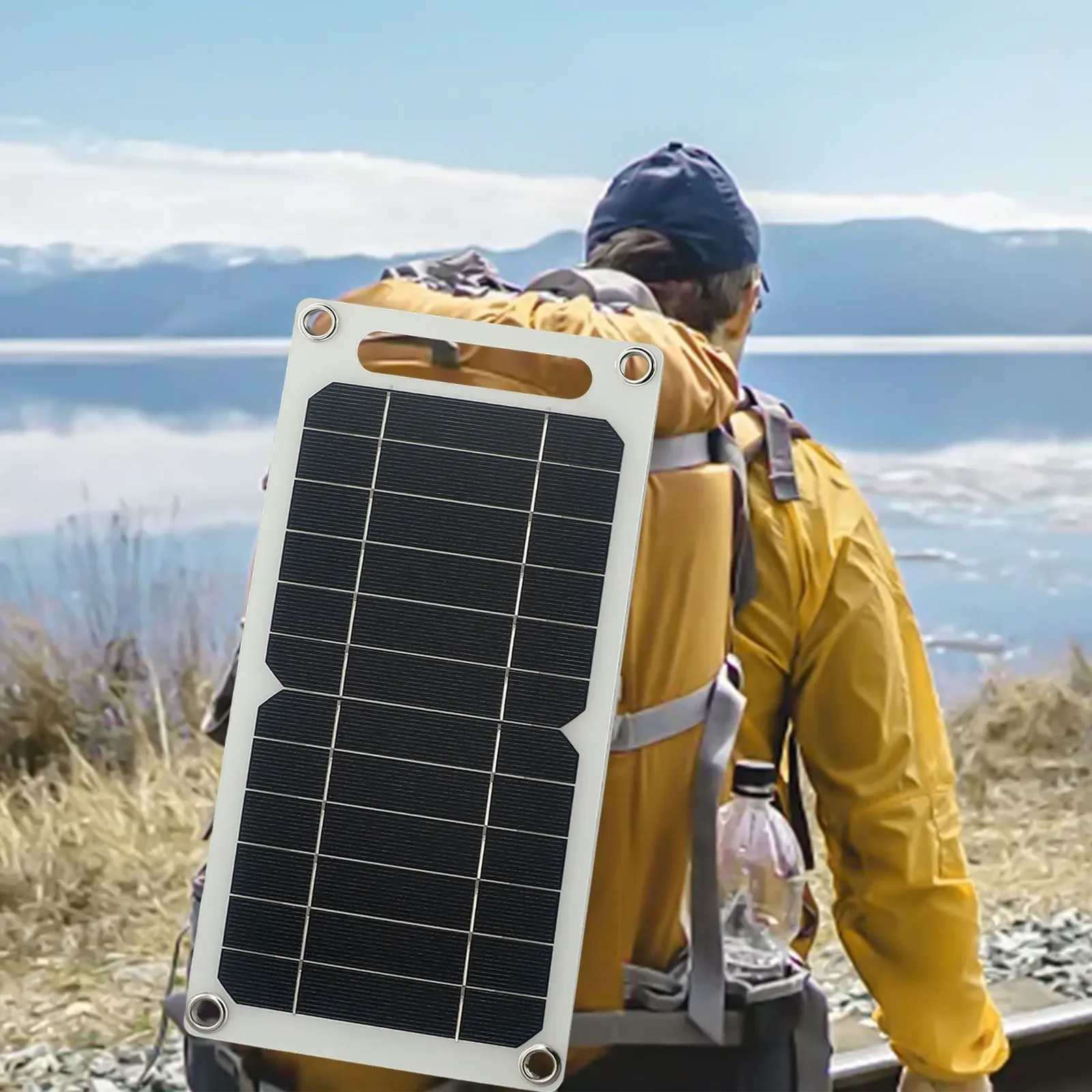 5V Solar Panel 10W 5V 10W Solar Charger Sustainable Living Waterproof And Dustproof Compact And Portable Outdoor Use