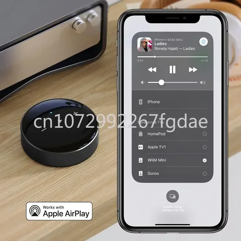 Mini Wireless Wifi Bluetooth Streaming Audio Player Music Box AirPlay2 Audiophile Grade