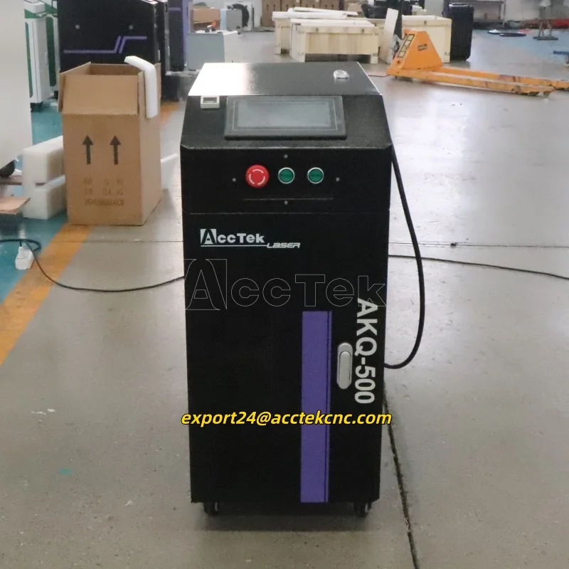 100W 200W 300W 500W Option Pulsed Laser Cleaner Mini Case Handheld Laser Rust Removal Car Painting Laser Cleaning Machine Price