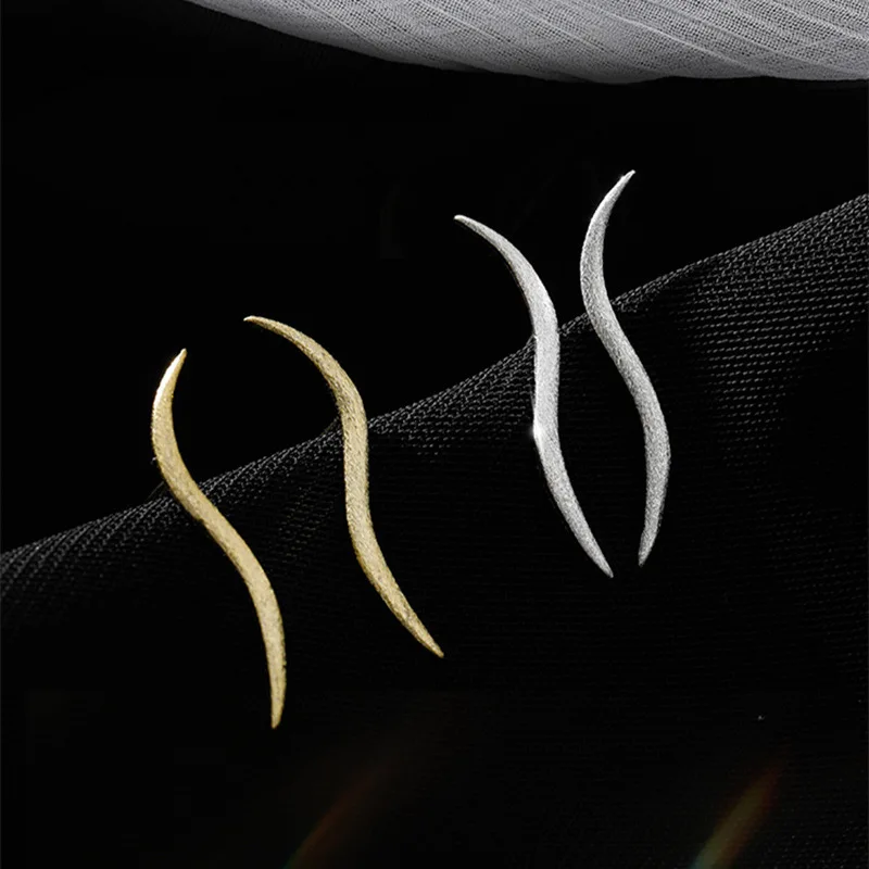 Bohemian Boho Ear Long Climber Earings Piercing Ear Cuff Crawlers Geometric line Stud Earrings for Women Simple Party Jewelry