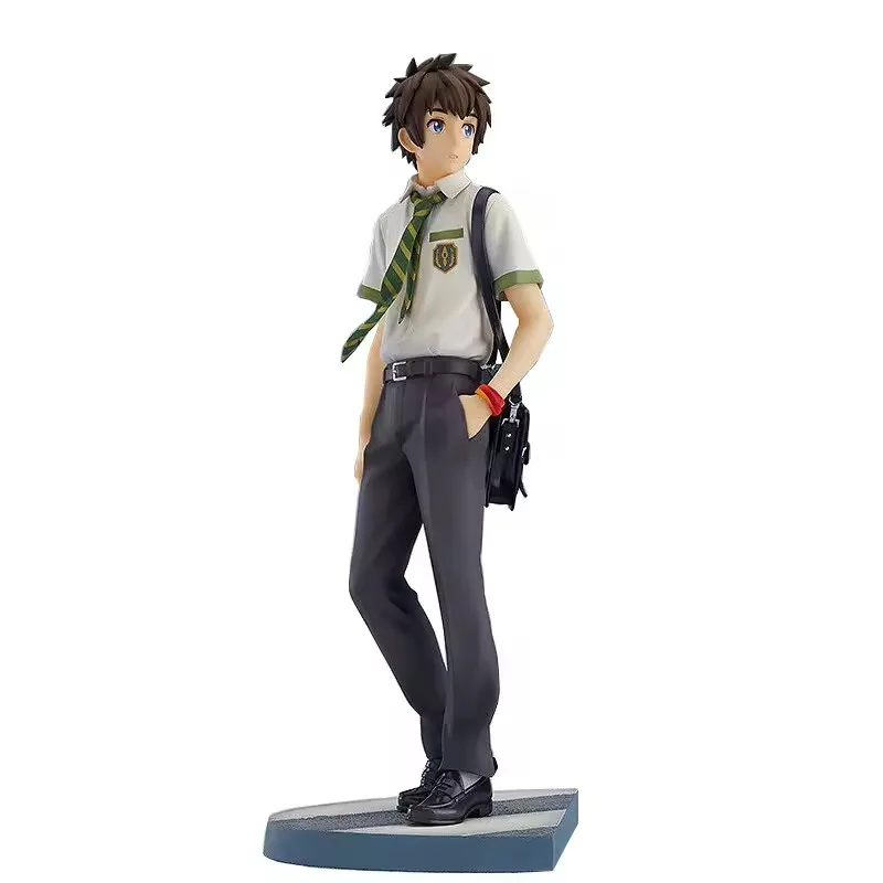 Figurine de Couple avec votre nom, modèle Miyamizu Mitsuha Tachibana Taki, décoration de bureau, ornement de voiture, cadeaux de noël pour enfants