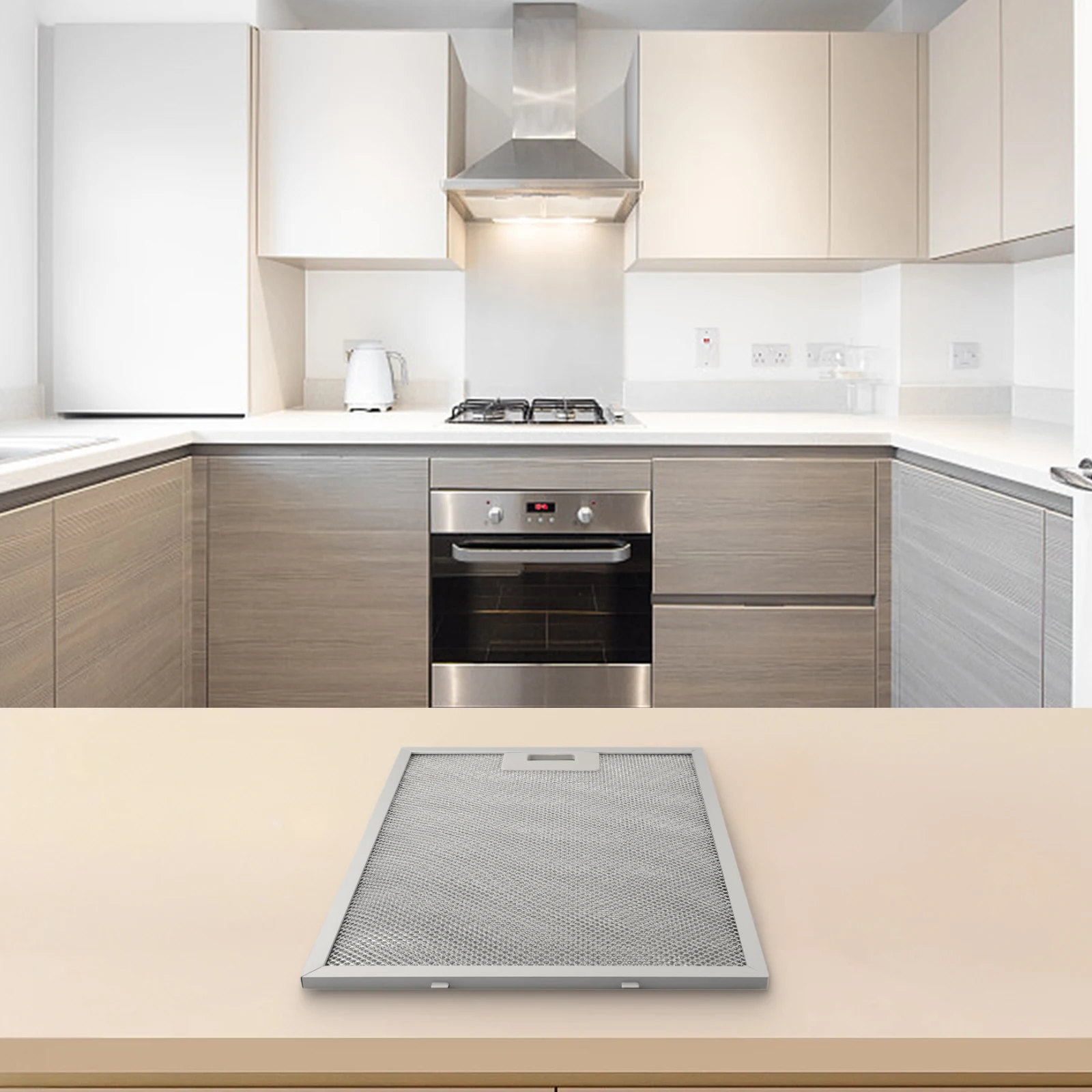 Metal Grease Filter Filter Range Hood Filter Remove Smell 340x270x9mm Aluminum Easy Installation Hot Sale Practical