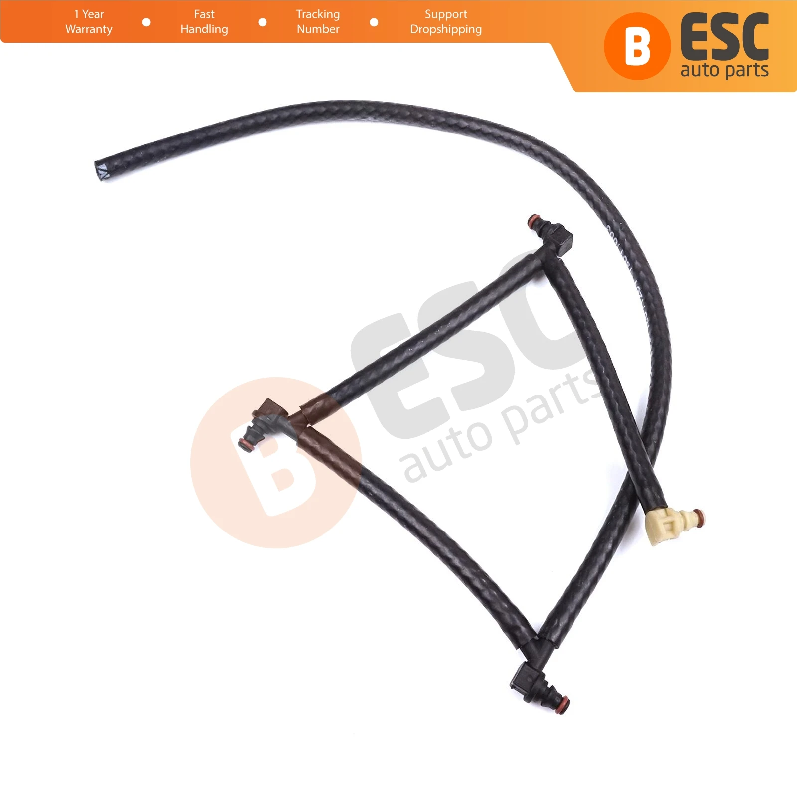 

EHC666 Fuel Line Tube Assy Overflow Return Pipe Hose for Ford Fiesta MK5 MK6 Fusion 1.4TDCi F6JA F6JB 2S6Q9K022BD