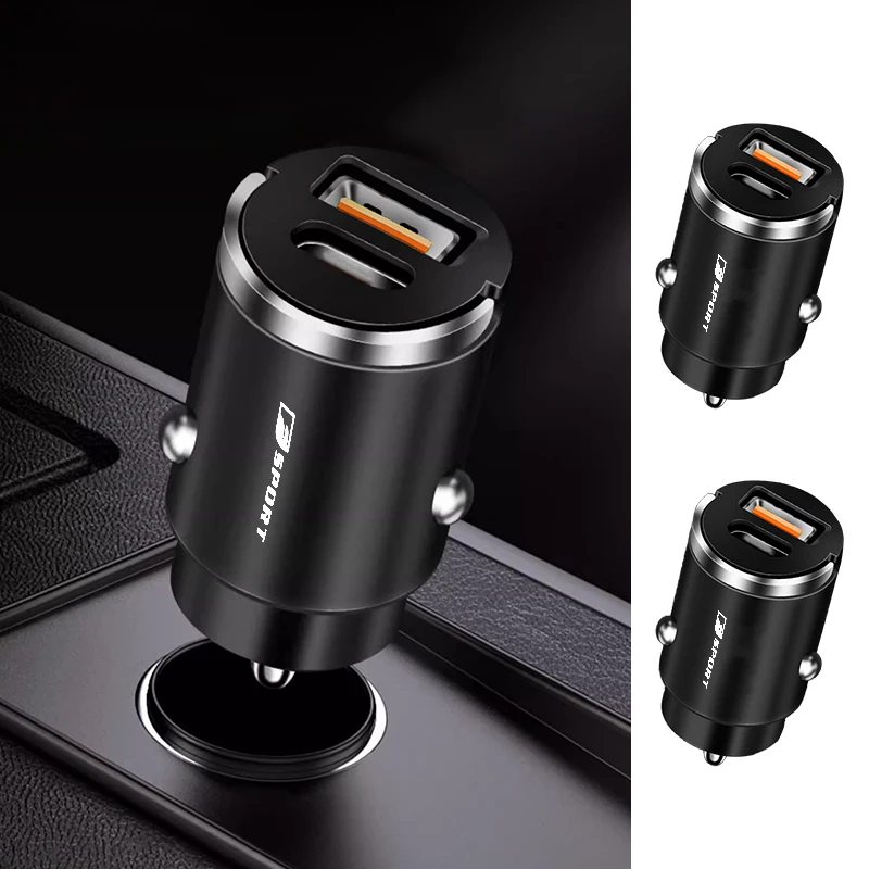 Car 30w Dual Port USB High Power Charger PD Pull Ring Fast Charging For Lexus CT200h ES250 ES300h IS250 IS200 LS400 LX470 RC350