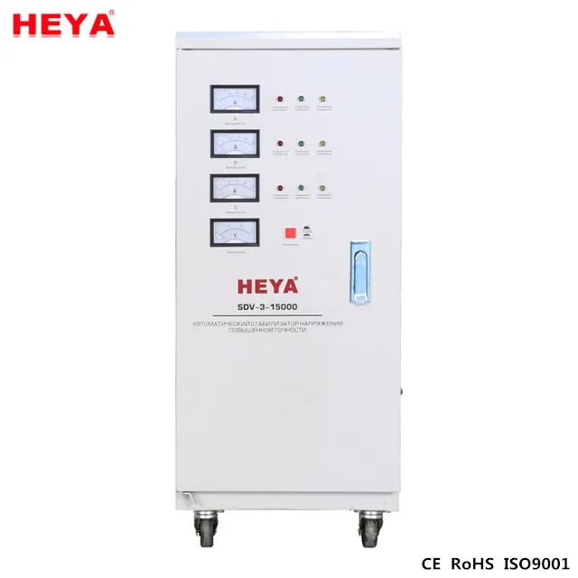 TNS industrial stabilizer Three Phase AVR AC Adjustable Automatic Servo Voltage Regulator 6kva~60KVA