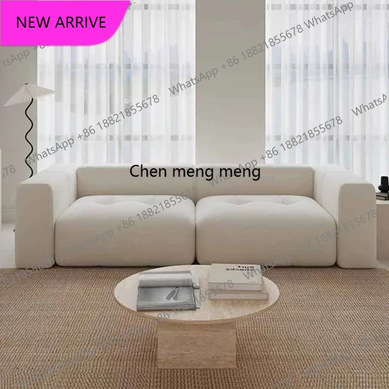 M183 Sleeping European Cheap Sofas Simple White Fillers Lounge Living Room Sofa Lazy Nordic Divani Da Soggiorno Bedroom