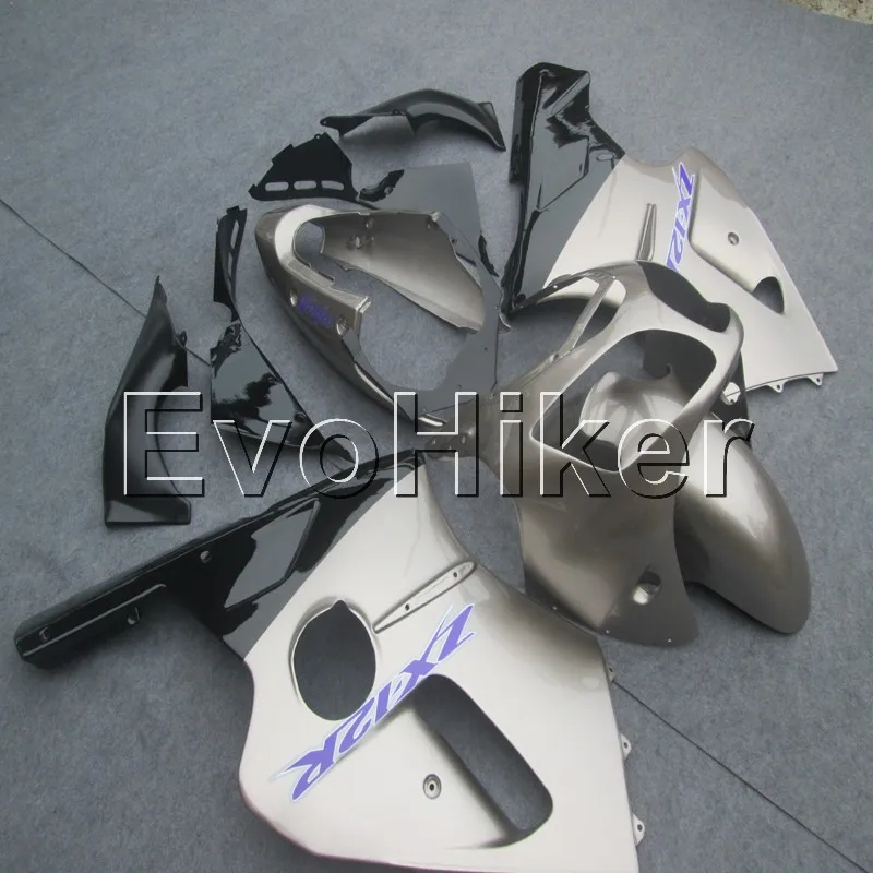 injection Fairings kit for ZX12R 2000 2001 silver black ZX-12R 00 01 ABS Plastic Bodywork Set