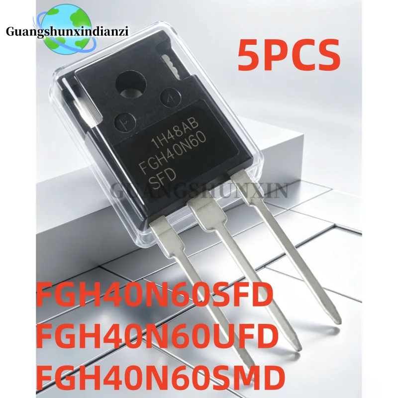 5Pcs Brand New FGH40N60 FGH40N60SFD FGH40N60UFD FGH40N60SMD TO-247 Original 40N60SFD 40N60UFD 40N60SMD In Stock