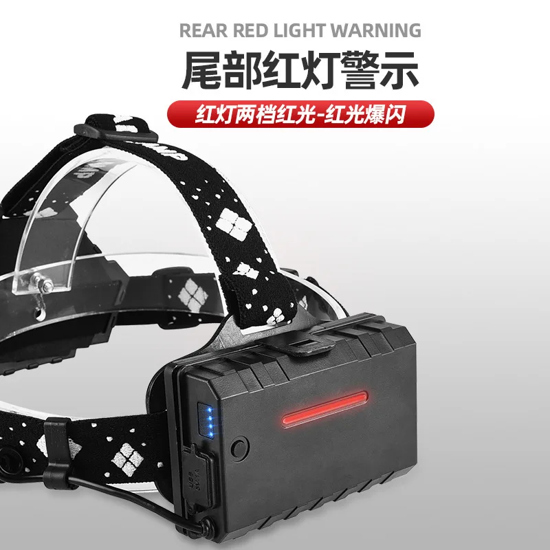 P70 High Intensity Headlamp USB Charging Power Display with Output Telescopic Zoom LED Headlamp
