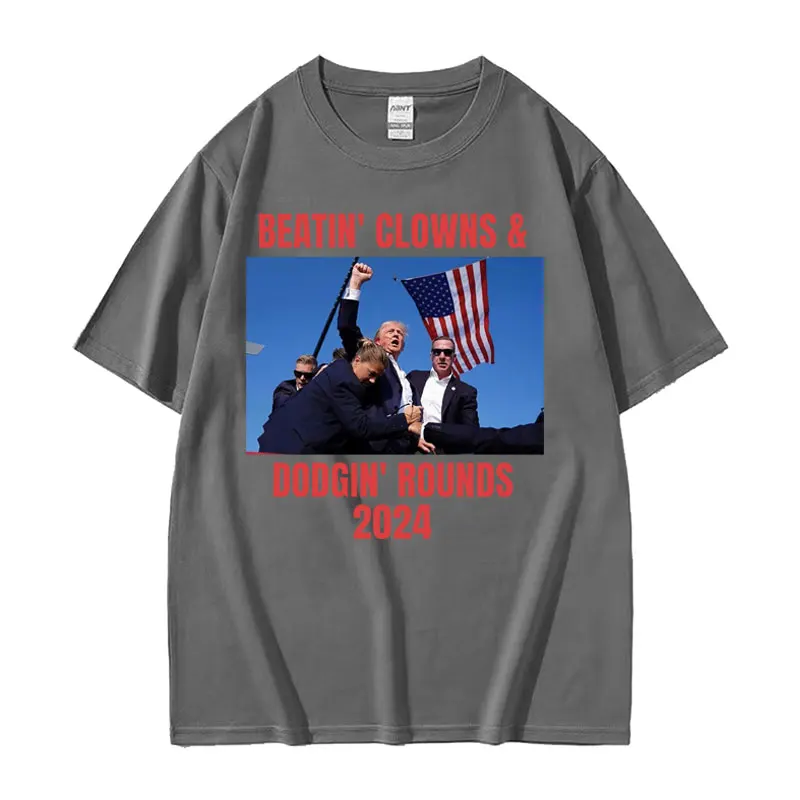 Trump Assassination Photo T Shirt BEATIN