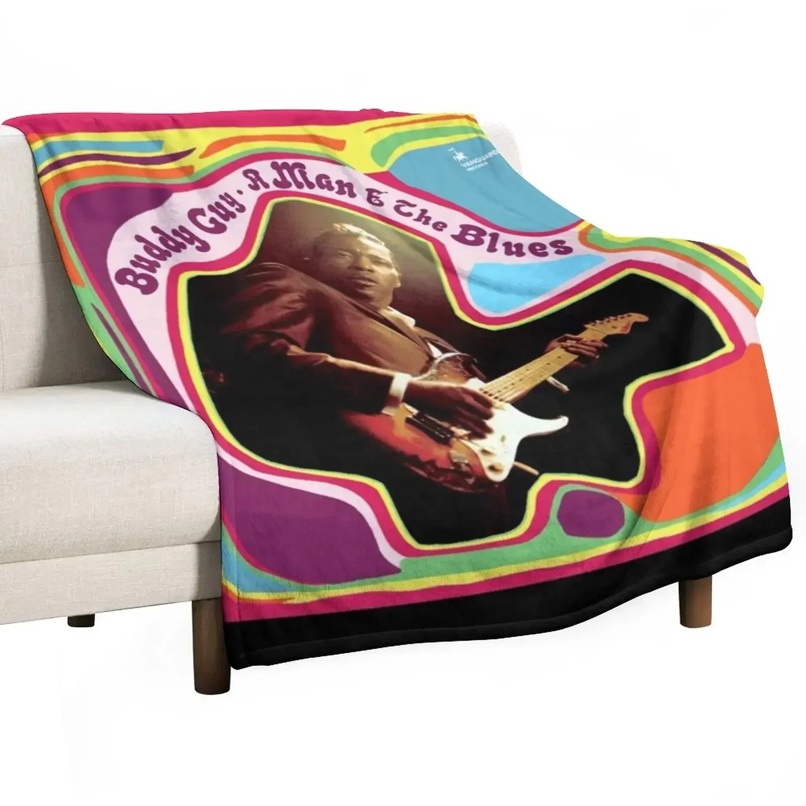 

New Buddy Guy A man the blues Throw Blanket Beach Thermals For Travel Decorative Sofa for sofa Blankets