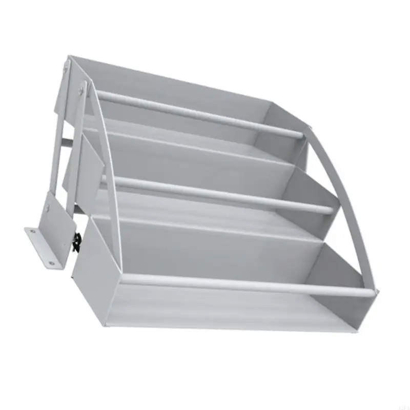Drop Down Spice Rack 3 Tiers Pull Down Kitchen Cabinet Retractable