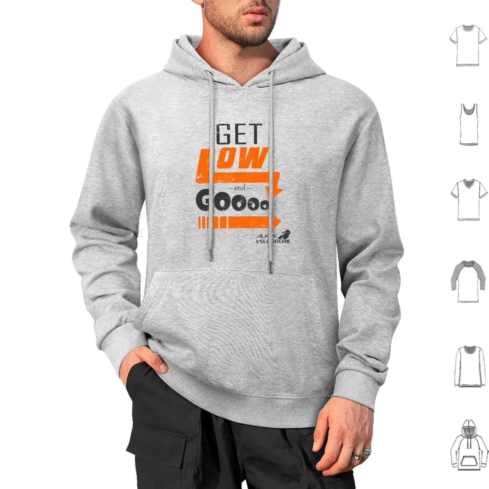 Get Low Hoodie cotton Long Sleeve Alkek Velodrome