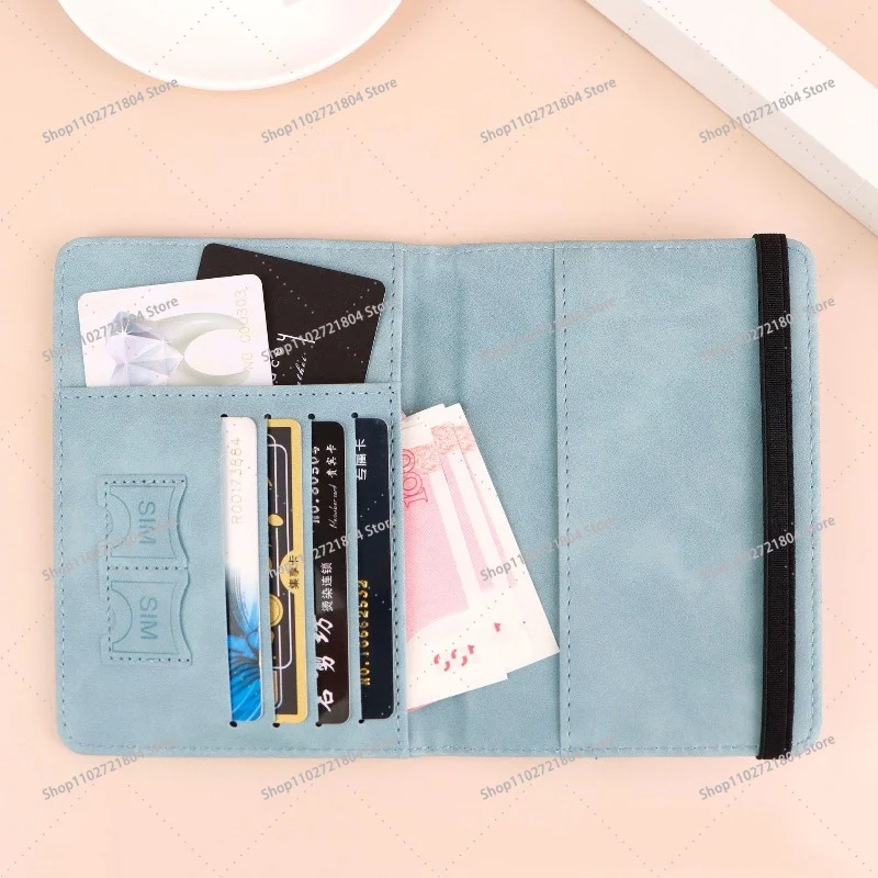 The Amazing Digital Circus Passport Cover Cartoon Printed ID Bank Card Passport Case Couple Travel Passport Protective Cover