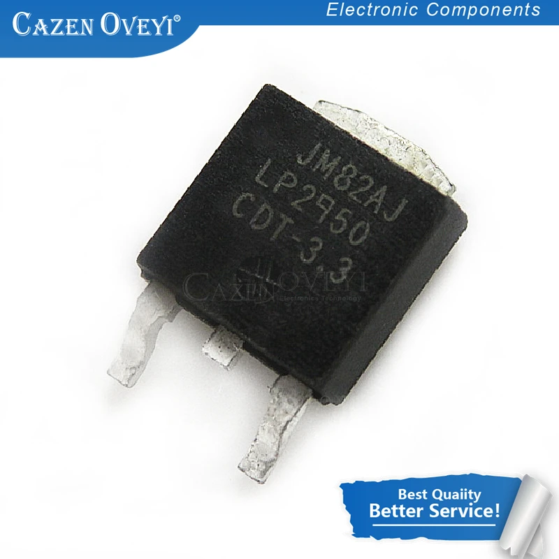 IC Chipset 10pcs/lot LP2950CDT-3.3 LP2950CDT TO-252 In Stock