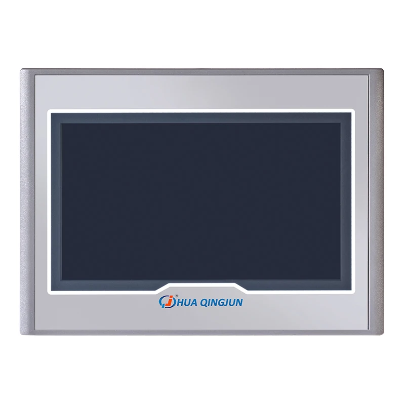 Huaqingjun 10 Inch HMI LAN RS485 232 422 Communication DC10-28V Touch Screen for HVAC System