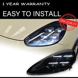 Car For Porsche Cayenne 2011-2018 Headlight автомобильные товары 12V LED DRL Hella Xenon Lens H7 Matrix Car Supplies Accessories