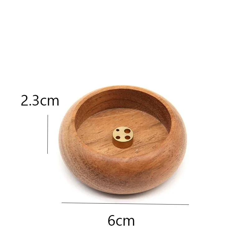6/3/1 Stück Exquisiter Holz-Räucherstäbchenhalter für Sandelholz-Räucherstäbchen, Geeignet für Buddhistische Anbetung, Teeraum, Schreibtisch und Heimdekoration – Detail 1