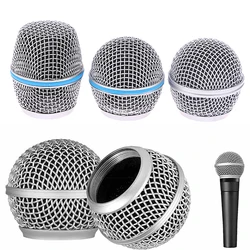 1PC Microphone Replacement Head Steel SM58 Mesh Handheld Microphone Grill Mesh Head Fits Beta 57A 58A 87A 845S 945