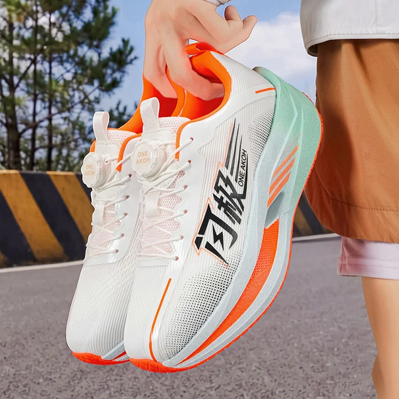 Marathon Men Running Shoes Carbon Board Speciality Sports Breathable Lightweight Women's Comfortable Athletic Chunta Sneakers