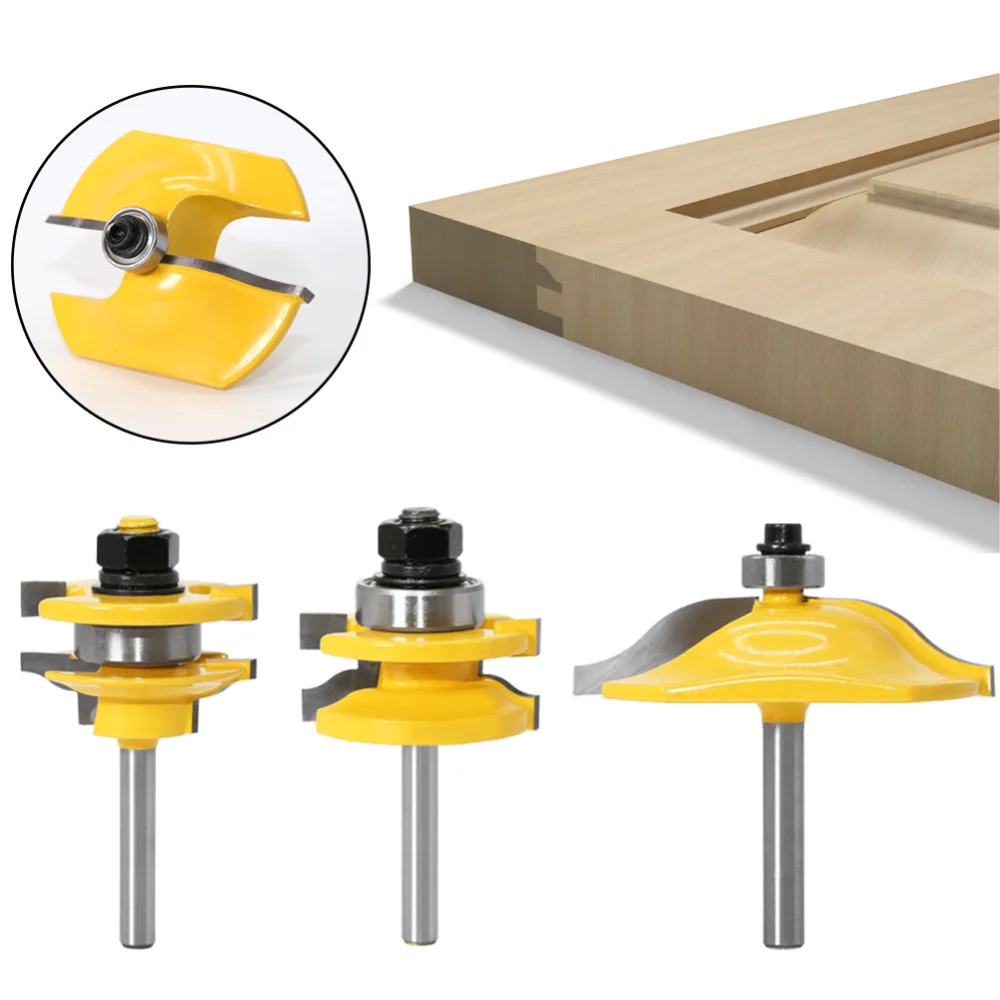 Router Bits For Woodworking - Jeu de fraises pour panneaux surélevés