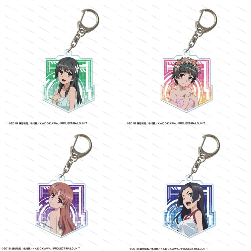 

Toaru Kagaku no Railgun Acrylic keychain as a gift for friends, a desktop decoration hot