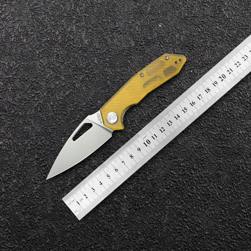 

Kubey Coeus KU122 Outdoor Folding Knife D2 or 14c28n Pocket Knife G10 Handle Scale Everyday Carry Multi Tools Camping