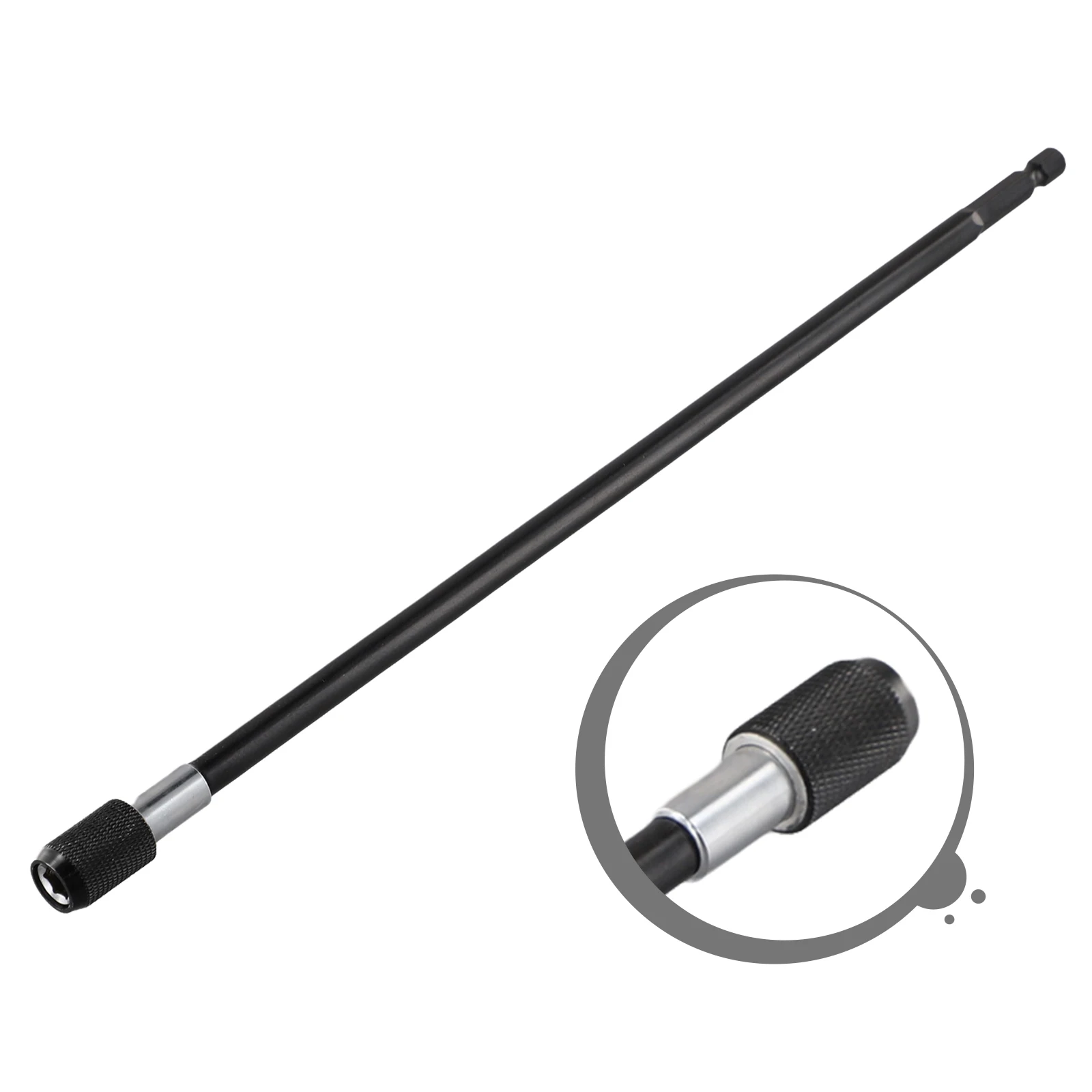 Extension Rod For 1/4 Inch Hex Shank Drill Bits 300mm Length Optimized For Repeated Insertion And Removal Cycles