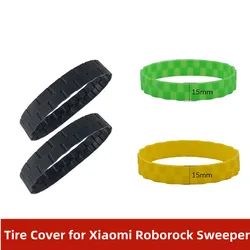 2pcs Suitable For Xiaomi Roborock 1S Mijia Generation Sweeping Robot Wheel Tire Skin Anti-wear Accessories