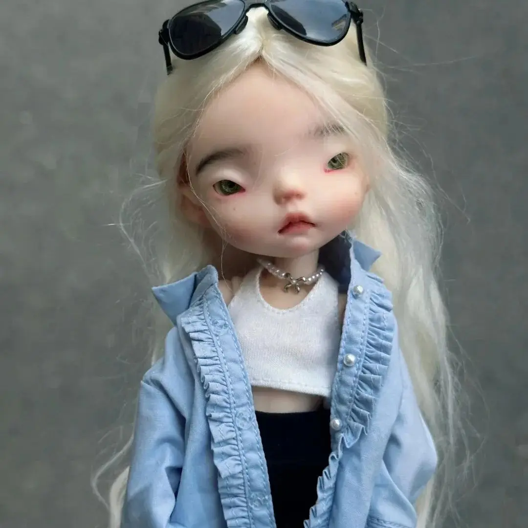 

New sd doll 1/6 sd Cute Girl Resin BJD doll Xinben toy model humanoid birthday gift diy Spot makeup