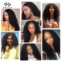 UNice Hair – lots de cheveux bouclés 100% naturels, 8-26 pouces, couleur naturelle, cheveux vierges, 1/3 pièces 6