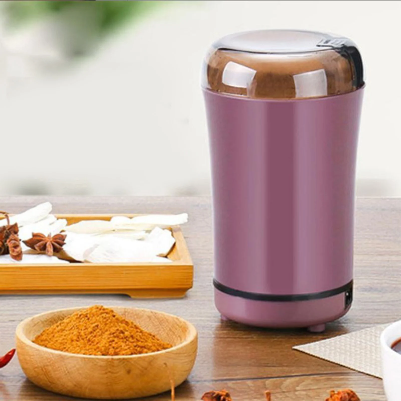 Electric Coffee Grinder Electric Small Herb Grinder for Spices Seeds EU 220V  Electric Herb Grinder Electric Small Grinder