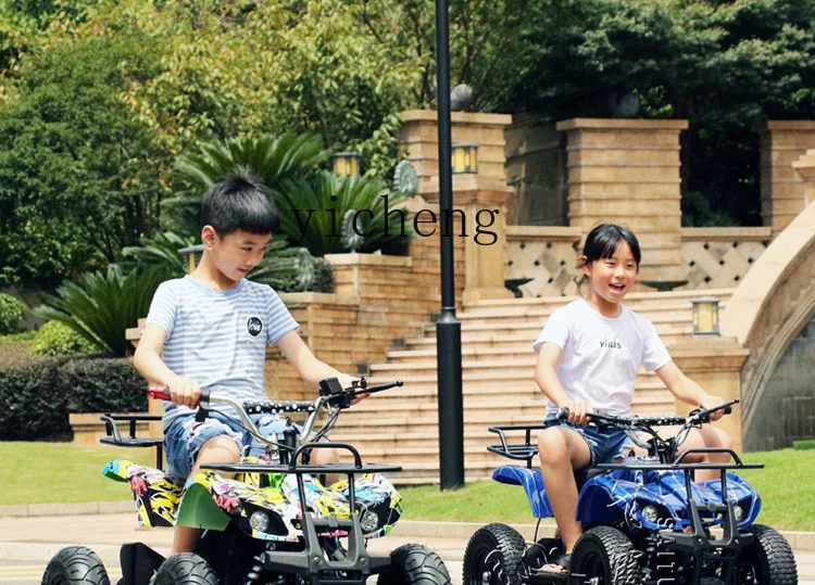 Tqh Electric Small Bull ATV Four-Wheel off-Road Small Carding Mini Motorcycle Children's Square Taxi