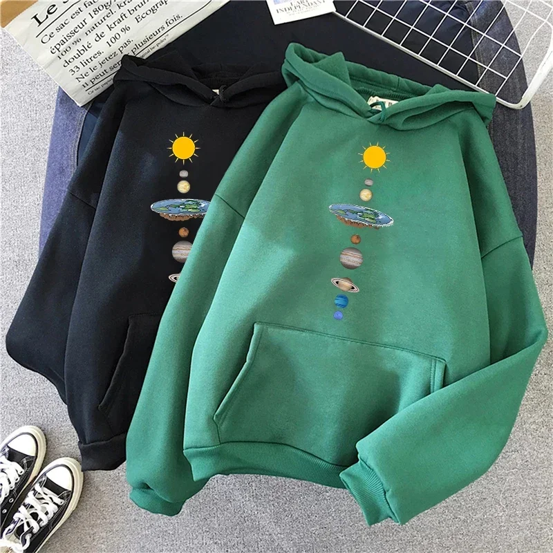 Cosmic Solar System Planets Colour Hoodies Pullovers Women Men Fashion Harajuku Sweatshirt Funny Hoody Streetwear Casual Clothes