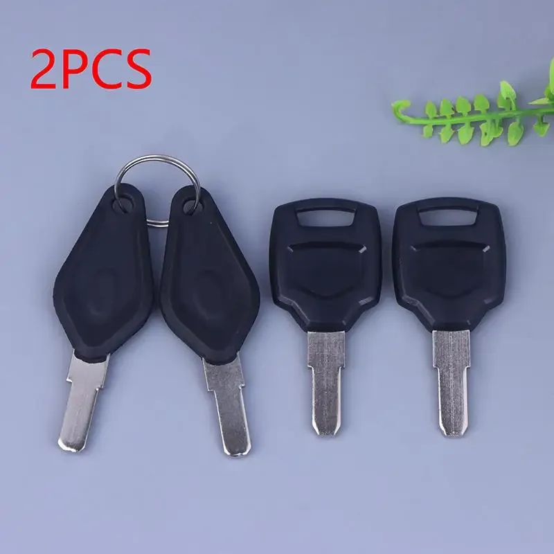 2Pcs Disc Detainer Lock Key Blank Embryo Tools Part DMS Motorcycle Trunk Storage Box Tail Box Lock Key Embryo