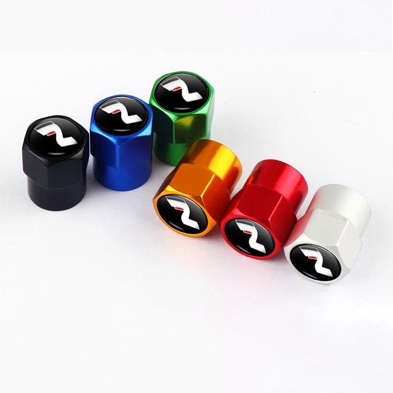 High-quality Metal Car Wheel Tire Valve Caps Seal Stem Caps N Logo Auto parts For Car Bike Bicycle Trucks Motorcycle Accessories