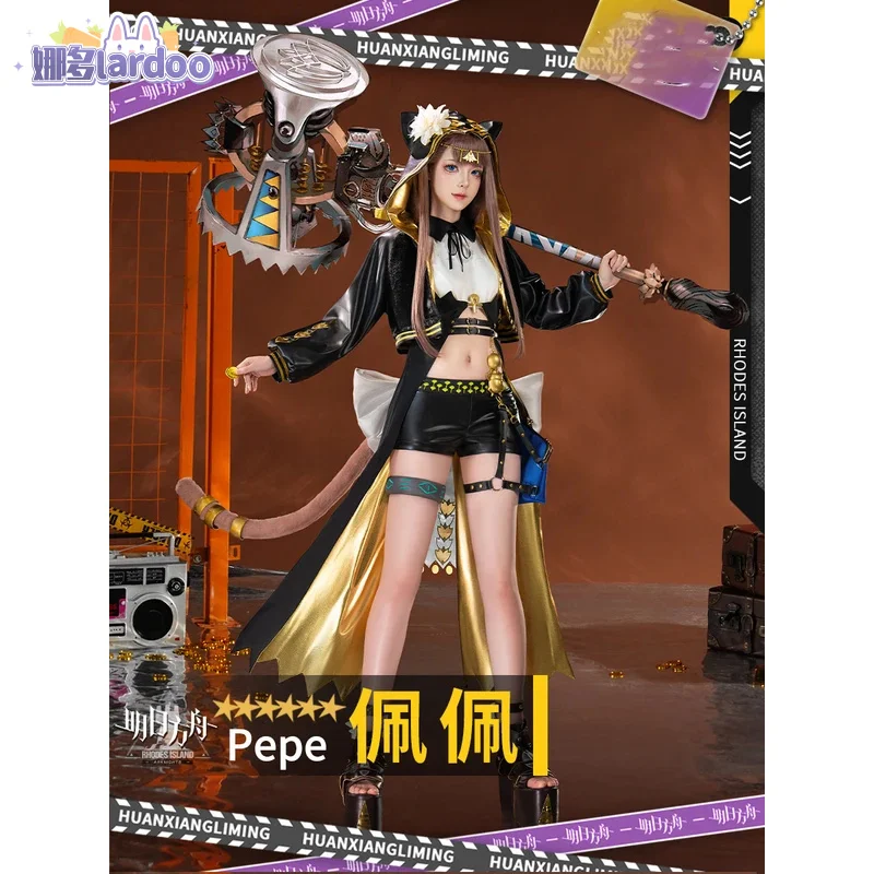 Lardoo Arknights Pepe Women Cosplay Costume Cos Game Anime Party Uniform Hallowen Play Role Clothes Clothing