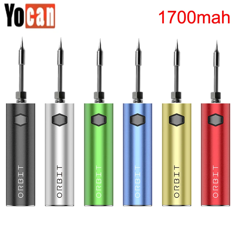 Original Yocan Orbit Electric Soldering Iron Battery 1700mAh 510 Thread Heat Pen Welding Solder Iron Repair Tool